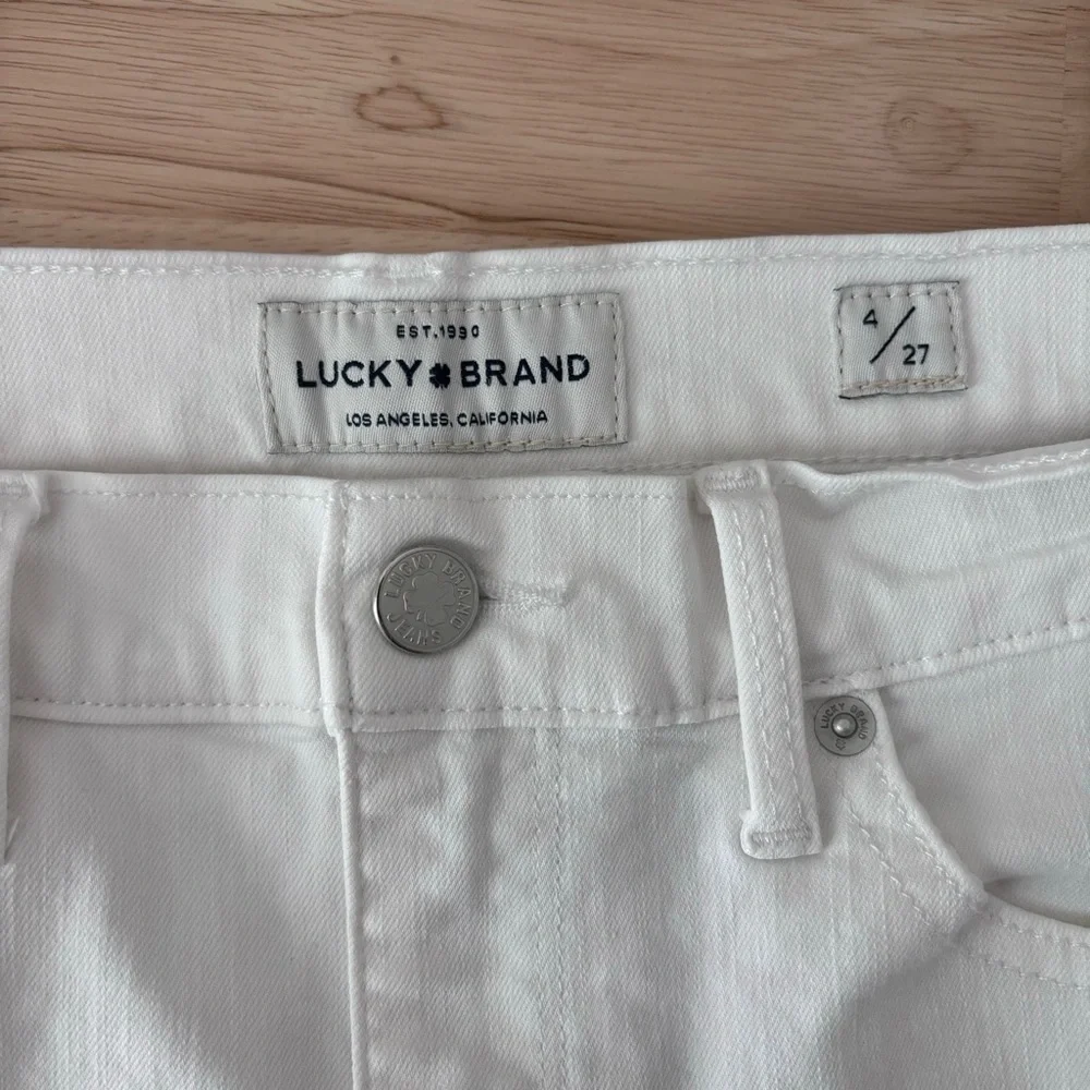 Lucky Brand Brooke Crop White Jeans Size 4/27